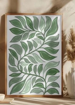 Green Plant Plakat (21x29.7 cm (A4))