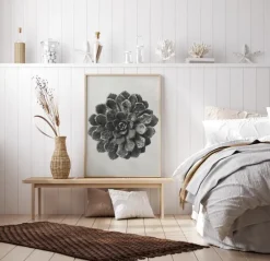 Grey Flower II Plakat (21x29.7 cm (A4))
