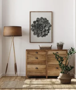 Grey Flower II Plakat (21x29.7 cm (A4))