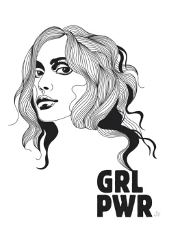 GRL PWR Plakat (21x29.7 cm (A4))