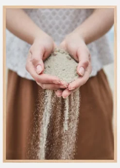 Hand in Sand Plakat (21x29.7 cm (A4))
