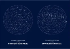Hemispheres Dark Plakat (21x29.7 cm (A4))