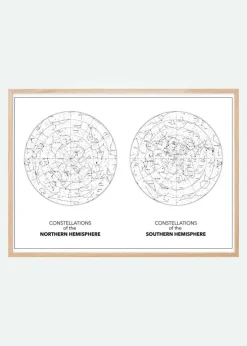 Hemispheres Plakat (21x29.7 cm (A4))