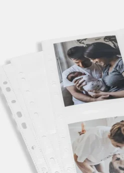 Herma fotolommer 9x13 cm stående - 10-pak Hvide