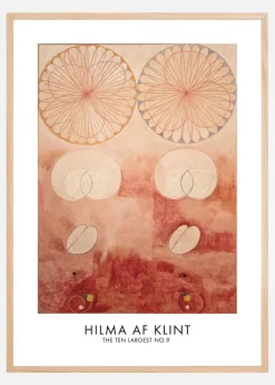 Hilma af Klint - The Ten Largest No.9 Plakat (21x29.7 cm (A4))