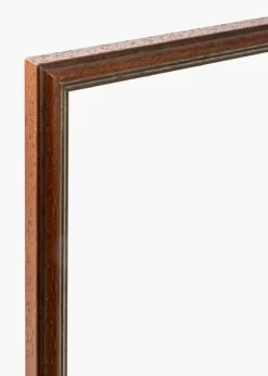 Horndal Collageramme I Valnød - 3 Billeder (10x15 cm)