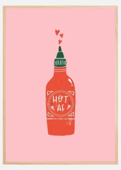 Hot Af Plakat (21x29.7 cm (A4))
