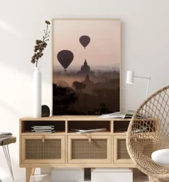 Hot Air Balloons Plakat (21x29.7 cm (A4))