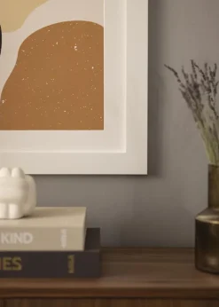 Härjedalen Hvid 85x115 cm - Passepartout Hvid 70x100 cm