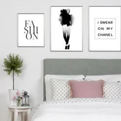 I swear on my chanel Plakat (21x29.7 cm (A4))