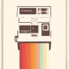 Instant Camera Rainbow Plakat (21x29.7 cm (A4))