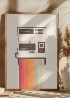 Instant Camera Rainbow Plakat (21x29.7 cm (A4))