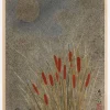 Japanese Grass Field At Night (1807a1891) Full Plakat (21x29.7 cm (A4))