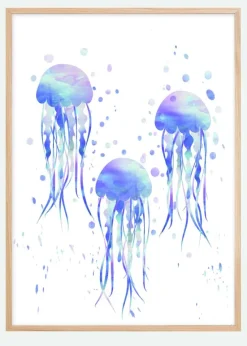 Jellyfishes Plakat (21x29.7 cm (A4))