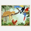Jungle Animals Plakat (21x29.7 cm (A4))