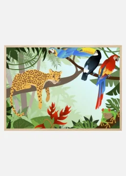 Jungle Animals Plakat (21x29.7 cm (A4))