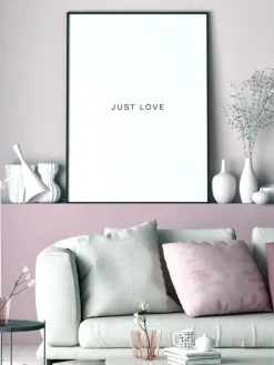 Just Love Plakat (21x29.7 cm (A4))