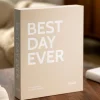 KAILA BEST DAY EVER Creme - Coffee Table Photo Album (60 Sorte Sidor)