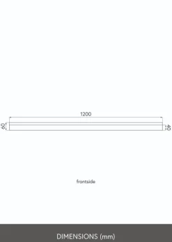 KAILA Billedhylde Eg 120 cm