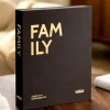 KAILA FAMILY Black - Coffee Table Photo Album (60 Sorte Sidor)