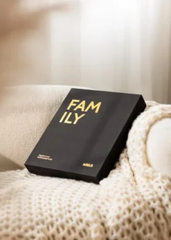 KAILA FAMILY Black - Coffee Table Photo Album (60 Sorte Sidor)