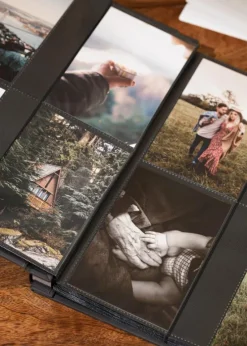 Kaila Fotoalbum Memories Sort - 300 stående billeder i 10x15 cm