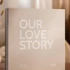 KAILA Fotoalbum OUR LOVE STORY Creme - 600 billeder i 10x15 cm