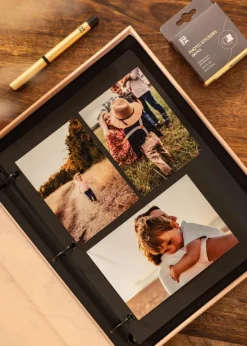 KAILA HI LITTLE ONE Pink - Coffee Table Photo Album (60 Sorte Sider / 30 Blade)