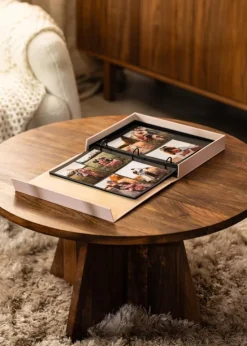 KAILA HI LITTLE ONE Pink - Coffee Table Photo Album (60 Sorte Sider / 30 Blade)