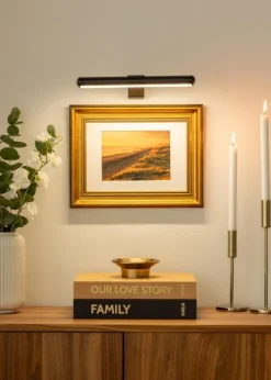 KAILA Lux Batteridrevet Billedbelysning 33 cm - Sort