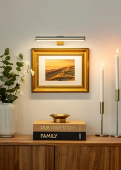 KAILA Lux Batteridrevet Billedbelysning 33 cm - Sølv