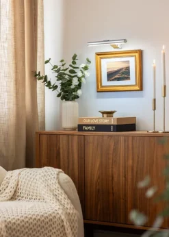 KAILA Lux Batteridrevet Billedbelysning 33 cm - Sølv