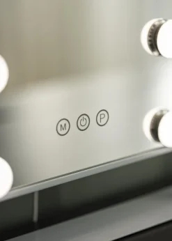 KAILA Makeupspejl Hollywood 9 Hvid 25x30 cm