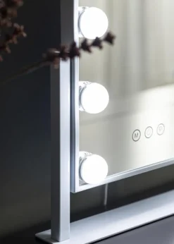 KAILA Makeupspejl Hollywood 9 Hvid 25x30 cm