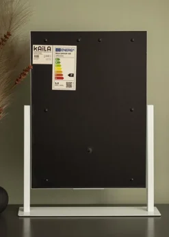 KAILA Makeupspejl Hollywood 12 med Trådløs Oplader Hvid 30x41 cm