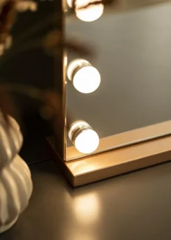 KAILA Makeupspejl Hollywood 15 Rosaguld 58x46 cm