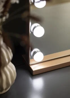 KAILA Makeupspejl Hollywood 15 Rosaguld 58x46 cm