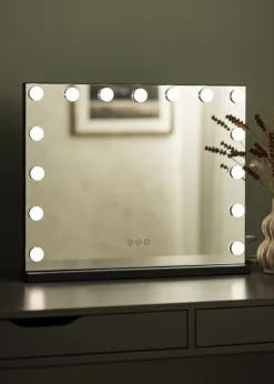 KAILA Makeupspejl Hollywood 15 Sort 58x46 cm