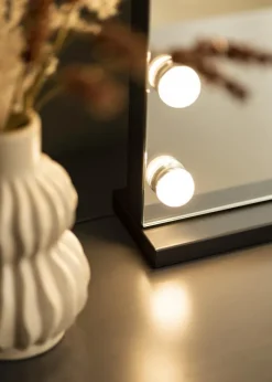 KAILA Makeupspejl Hollywood 15 Sort 58x46 cm