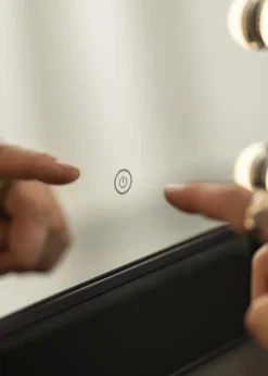 KAILA Makeupspejl I Sort - 36x47 cm