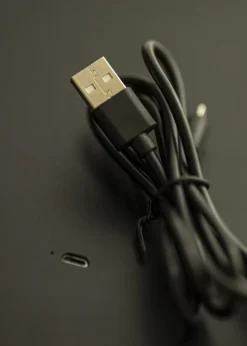 KAILA Makeupspejl Travel LED Genopladelig Sort 14x20 cm