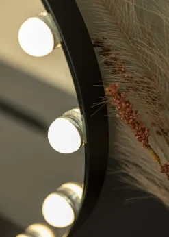 KAILA Makeupspejl V Sort - 50x48 cm