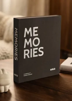 KAILA MEMORIES Black - Coffee Table Photo Album (60 Sorte Sider)