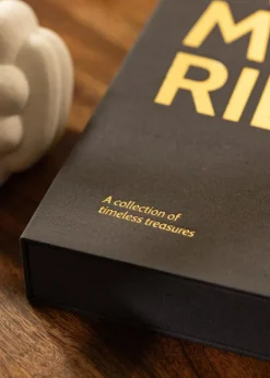 KAILA MEMORIES Black - Coffee Table Photo Album (60 Sorte Sider / 30 Blade)