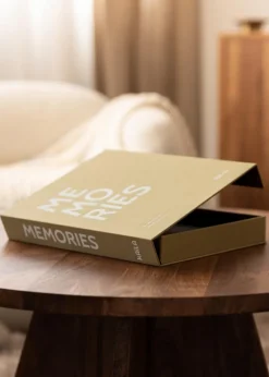 KAILA MEMORIES Vanilla - Coffee Table Photo Album (60 Sorte Sidor)