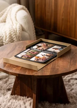 KAILA MEMORIES Vanilla - Coffee Table Photo Album (60 Sorte Sidor)