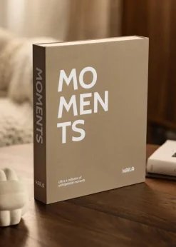 KAILA MOMENTS Grey - Coffee Table Photo Album (60 Sorte Sider / 30 Blade)
