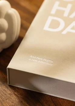 KAILA OH HAPPY DAY Grey - Coffee Table Photo Album (60 Sorte Sidere)