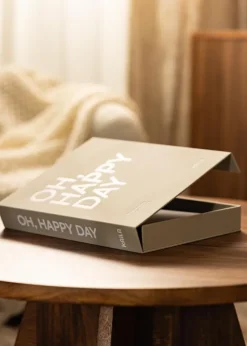 KAILA OH HAPPY DAY Grey - Coffee Table Photo Album (60 Sorte Sidere)