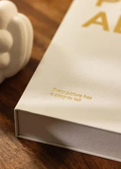 KAILA PHOTO ALBUM Creme - Coffee Table Photo Album (60 Sorte Sider / 30 Blade)